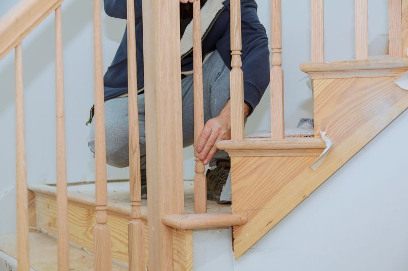 Oak Stairs Installation in Conroe, TX
