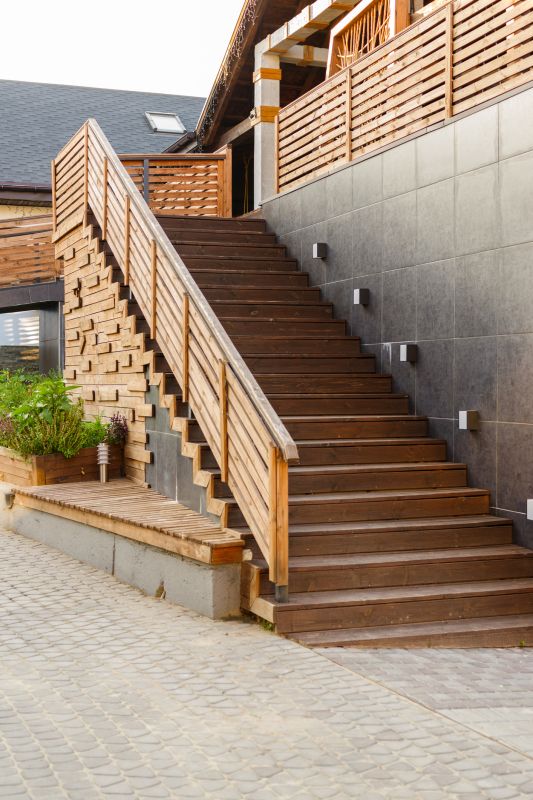 Outdoor Stair Railing Cost — Cost of Outdoor Stair Railing Service