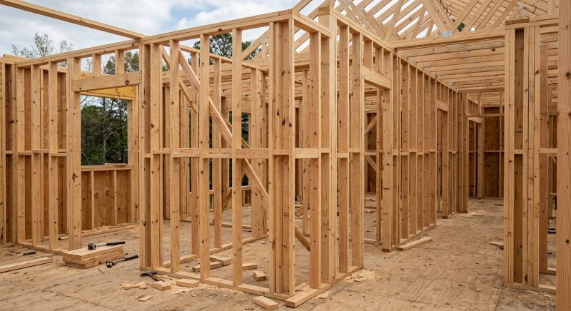 Stud Wall Framing in Wilmington, NC